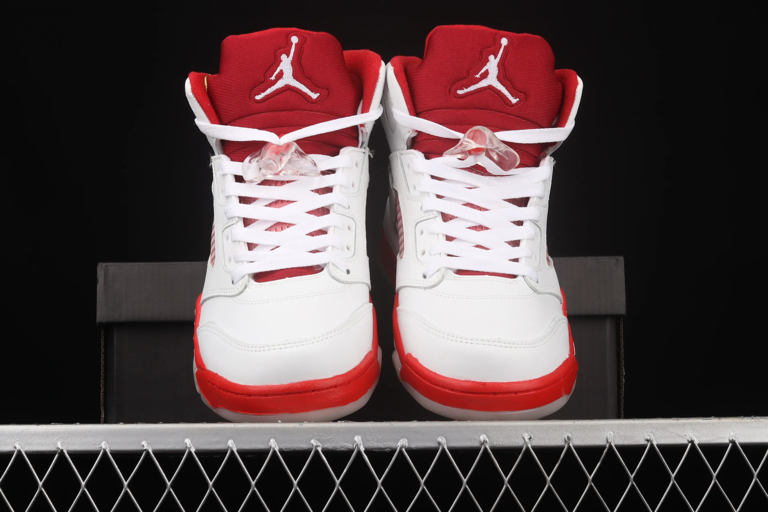 All categories Air Jordan Jordan series basketball shoes Air Jordan 5 G version Air Jordan 5 "What The" AJ5 Joe 5 White and Red Valentine's Day 440892-106
